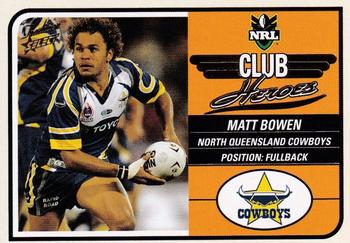 2005 Select Tradition - Club Heroes #CH8 Matt Bowen Front